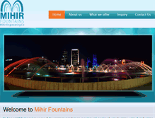 Tablet Screenshot of mihirfountain.com